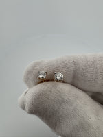 14k Yellow Gold .5ctw VS/VVS Lab Diamond Studs