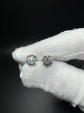 14k White Gold 3ctw VS/VVS Lab Diamond Studs