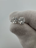 14k White Gold 2ctw VS/VVS Lab Diamond Studs