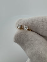 14k Yellow Gold .5ctw VS/VVS Lab Diamond Studs